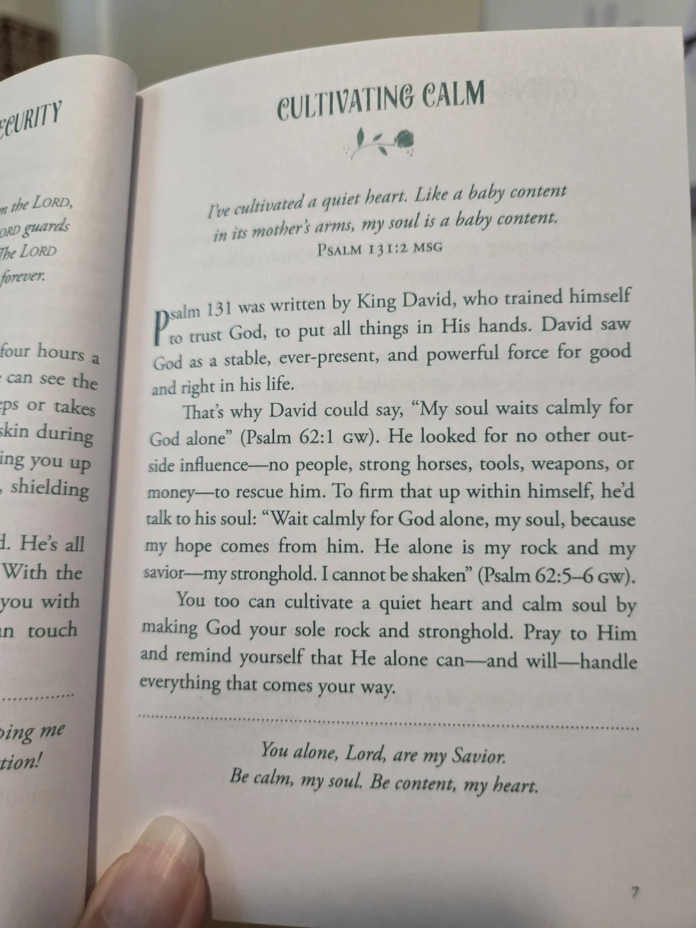 Worry Less Pray More – Inspirational Teal Devotional